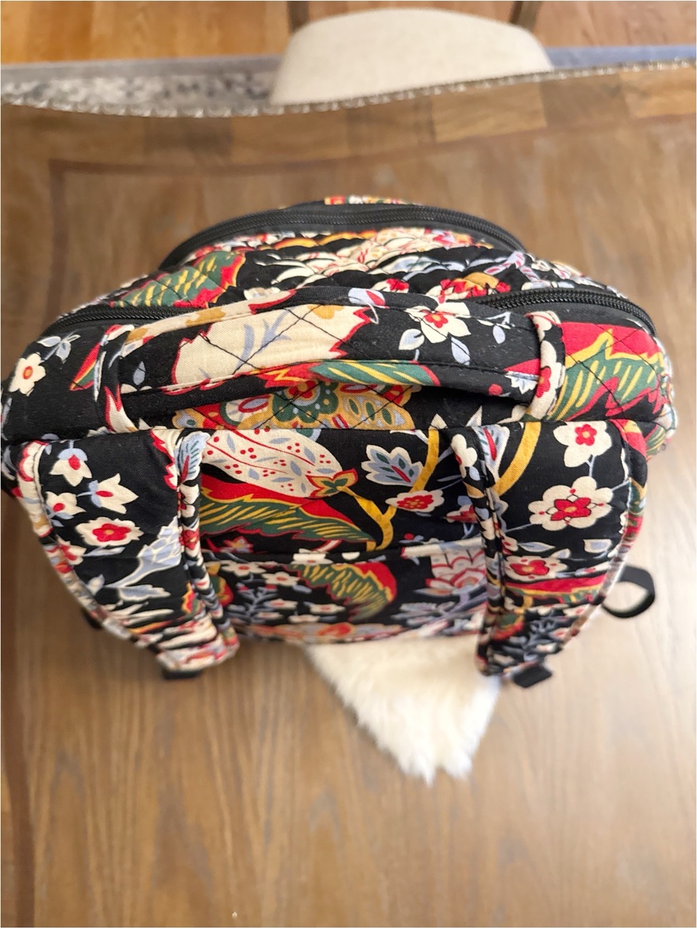 Vera Bradley Campus Backpack — Floral Fiesta Pattern | Like New - Picture 4 of 11